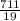 \frac{711}{19}