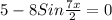 5 - 8Sin \frac{7x}{2} = 0