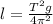 l= \frac{ T^{2}g }{4 \pi ^{2} }