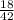 \frac{18}{42}