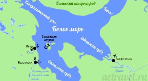 На каком море находится соловецкий монастырь?