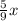 \frac{5}{9} x