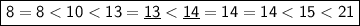 \boxed{\sf 8=8