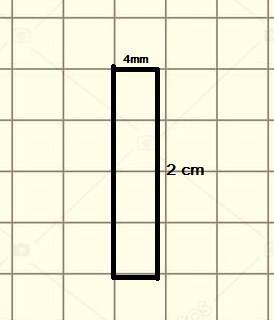 Начерти квадрат сторона которого равна 2 см и 4 мм . найди его перимтер