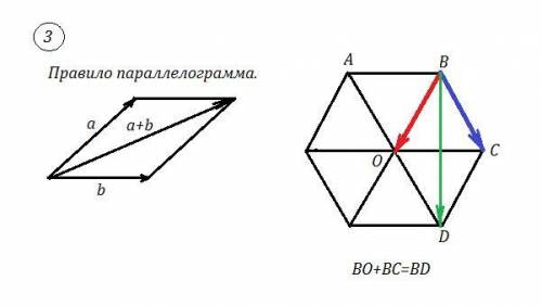 Сумма векторов в 6 угольнике.ab+co+be+dc+bc+do =​