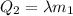 Q_2= \lambda m_1