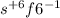 s {}^{ + 6} f6 {}^{ - 1}