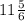 11 \frac{5}{6}