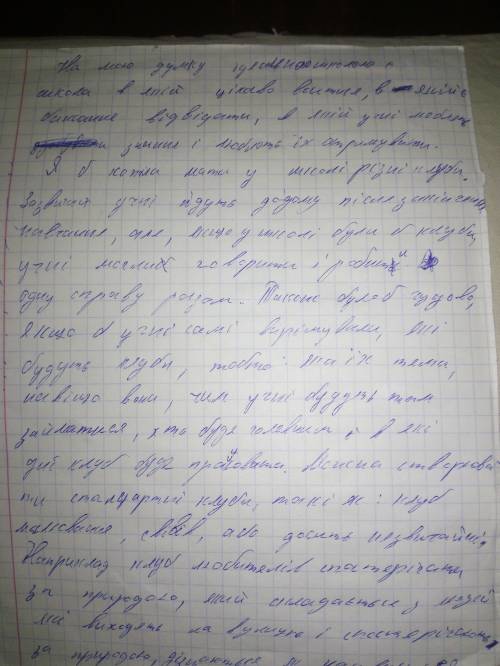 Іть написати твір на тему: щоб я хотіла змінити в своїй школі? . мінімум 10 речень