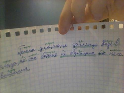 Сделать разбор под цифрой 4. гриша умоляюще заглянул найде в глаза, но она больше не обращала на нег