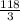 \frac{118}{3}