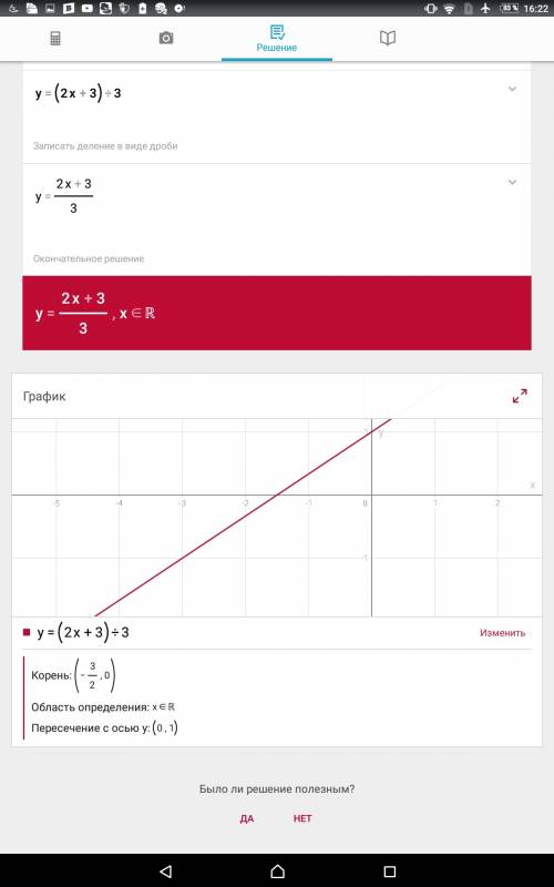 Построить график функции y=(2x+3)/x