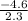 \frac{-4.6}{2.3}