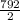 \frac{792}{2}