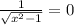 \frac{1}{ \sqrt{x^2-1} }=0