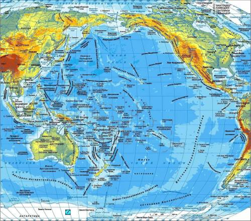 Какие полуострова и острова разделяют моря тихого океана и отделяют их от открытого океана? какие пр