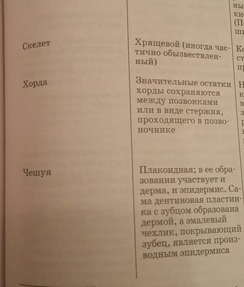 Сделать таблицу про класс хрящевые рыбы отряд. строение. жизни. предстовители