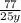 \frac{77}{25y}