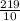 \frac{219}{10}