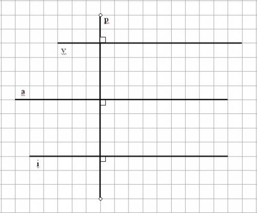34 ) дано, что v⊥p, p⊥a, i⊥p. 1. сколько параллельных прямых между данными прямыми? введи число: 2.