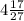 4 \frac{17}{27}