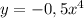 y=-0,5x^4