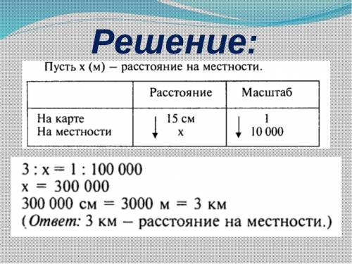 Можно мне формулу нахождения масштаба?