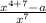 \frac{x^{4+7}-a}{x^7}