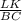 \frac{LK}{BC}