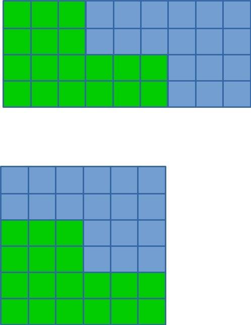 Квадрат с длинной стороны 6см разрезали на 2 части по ломаной из трёх звеньев а затем из полученных
