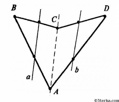 Точки а, в, с, д не лежат в одной плоскости. докажите, что прямая, проходящая через середины отрезко
