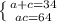 \left \{ {{a+c=34} \atop {ac=64}} \right. \\