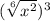 (\sqrt[6]{x^2} )^3