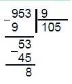 953÷ решить в столбик а то у нас что-то не получается