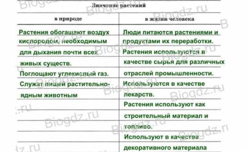 Составить таблицу по биологии хвойные растения и их значение. , мне