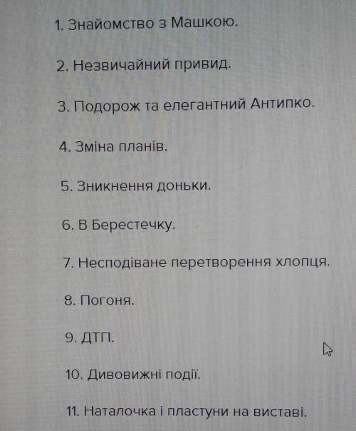 Іть скоро.скласти план мандрівки до казки таємниця козацької шаблі. 15 ів