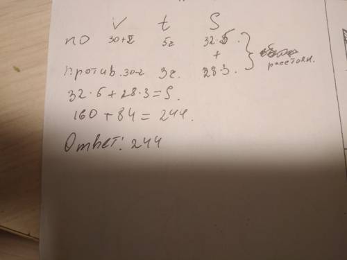 Плыл 5 часов по течению реки и 3 часа против течения.какой путь проплыл катер за все время движения,