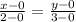 \frac{x-0}{2-0} = \frac{y-0}{3-0}