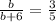 \frac{b}{b+6} = \frac{3}{5}