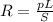 R= \frac{pL}{S}