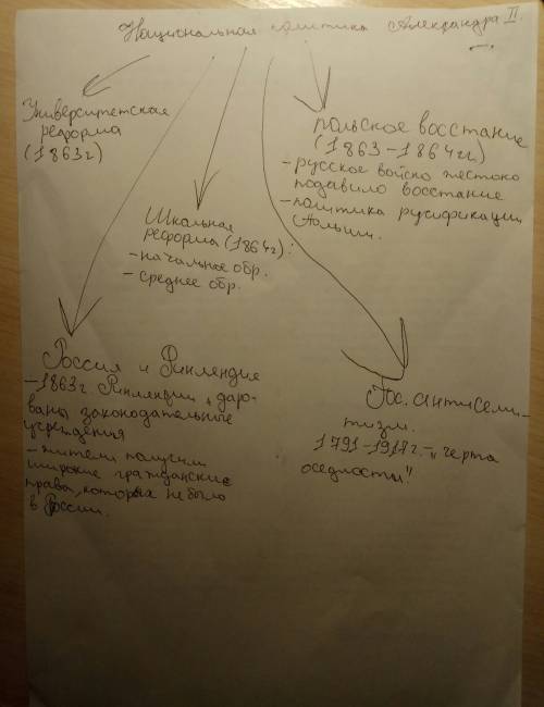 20 ! схема(не сообщение,не конспект,а именно ! ) национальная политика александра 2