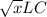 \sqrt{x} LC