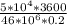 \frac{5*10^{4}*3600}{46*10^{6}*0.2}