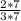 \frac{2*7}{3*7}