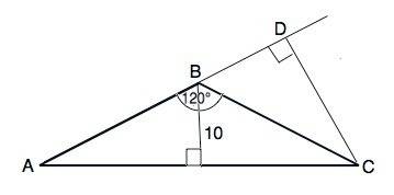 ﻿﻿в равнобедренном треугольнике abc, ac основание угол a=30 градусов cd-высота.найдите высоту опущен