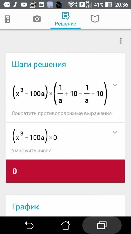 Найдите значение выражения (a^3-100a)(1/a+10-1/a-10) при a=-0,01