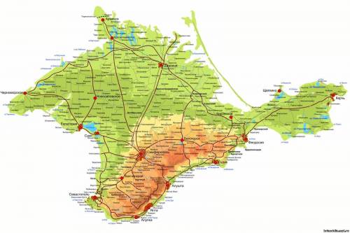 План описания природного района крыма