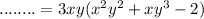 ........=3xy( x^{2} y^{2} +xy^{3} -2)