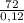 \frac{72}{0,12}