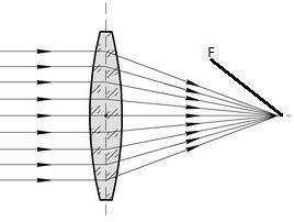 1. точка, в которой пересекается параллельный пучок лучей, направленных на линзу вдоль главной оптич